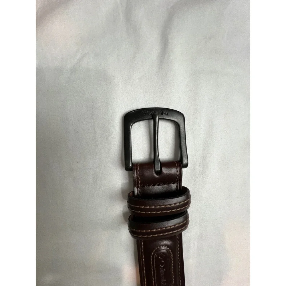 Columbia leather belt